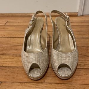 Stuart Weitzman espadrille wedges